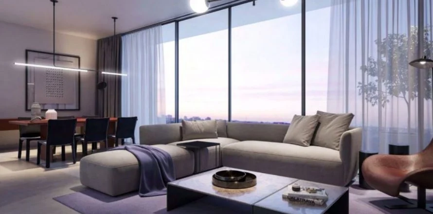 Modern apartment interiors in Aljada